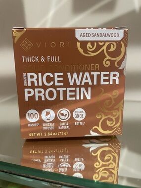 Viori Aged Sandalwood Rice Water Protein Solid Conditioner - Brown